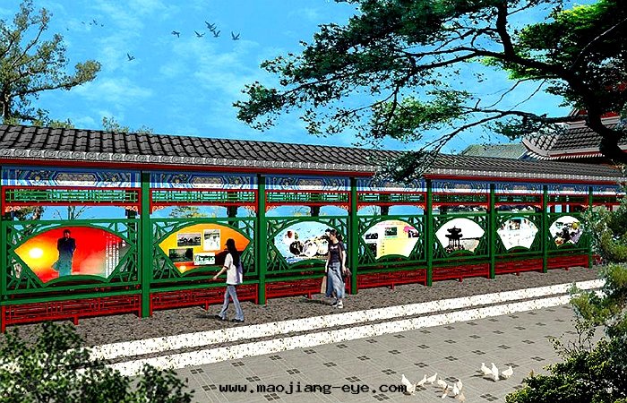 鴿子窩长(cháng)廊彩繪工程