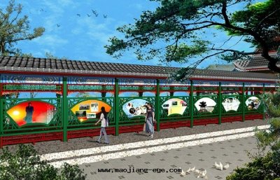 鴿子窩长(cháng)廊彩繪工程